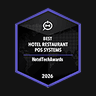 Prix du meilleur système de point de vente pour les hôtels et les restaurants lors des 2026 Hotel Tech Awards.