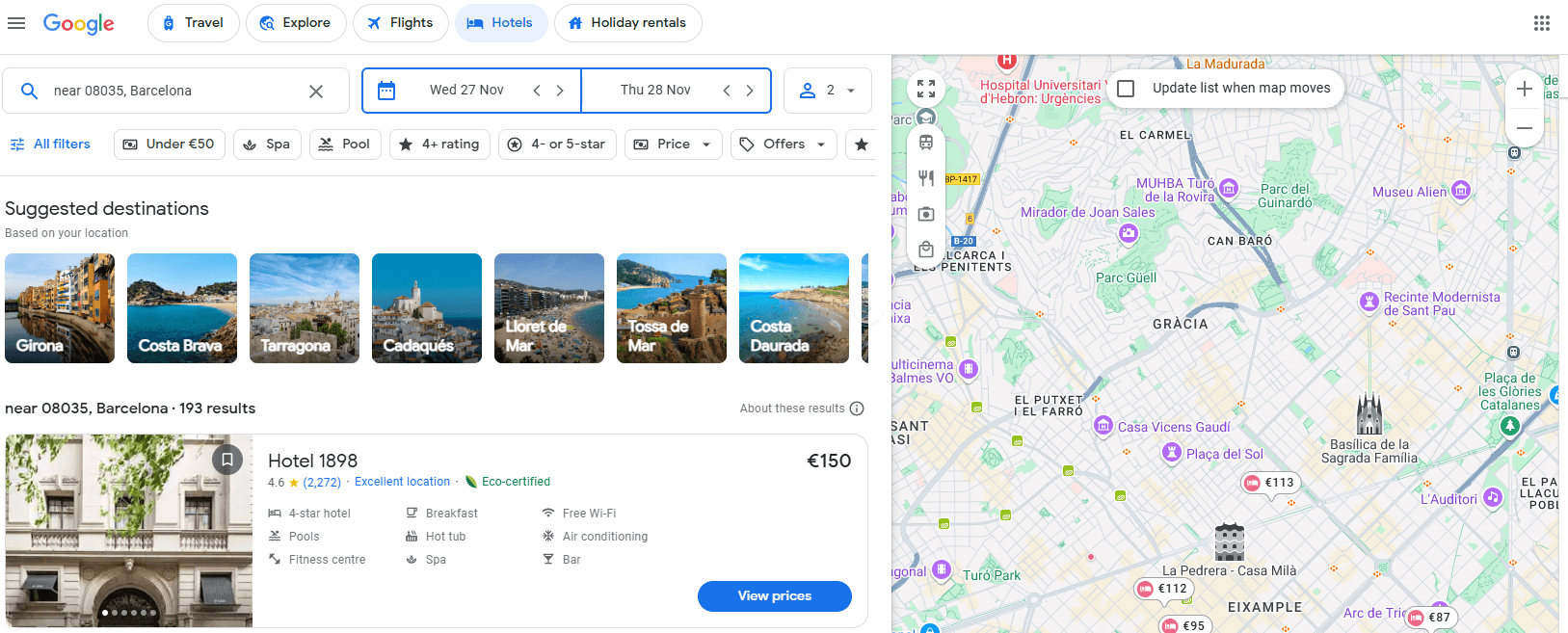 Google Hotels